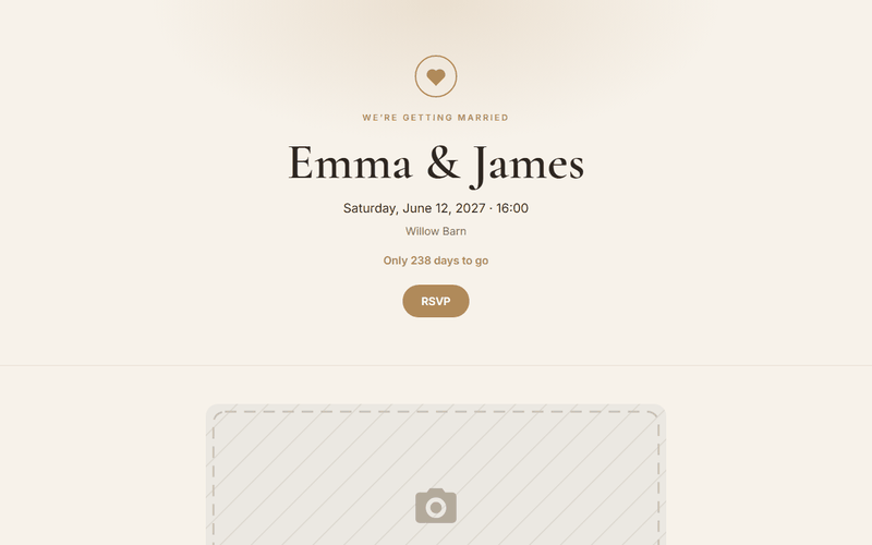 Wedding or event invitation