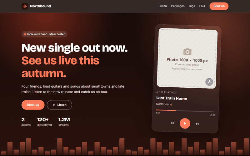 Musician, band or DJ: Artist or live band
